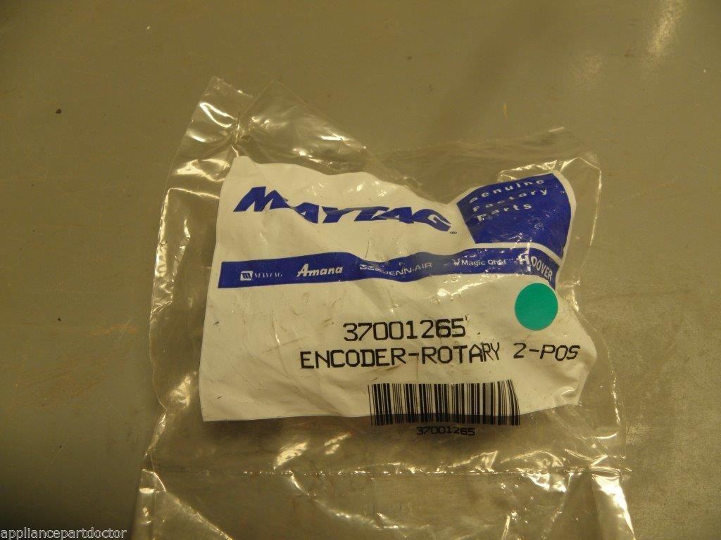 Amana Maytag Dryer 37001265 Rotary Encoder Switch 2 Pos. NEW IN BOX Amana Maytag Dryer 37001265 Rotary Encoder Switch 2 Pos. NEW IN BOX